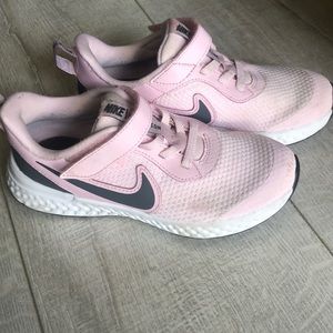 Nike Revolution Light Pink Girls 12.5 shoes